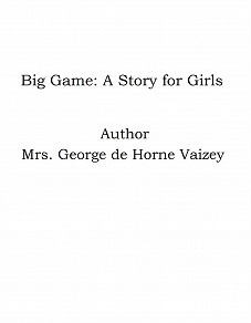 Omslagsbild för Big Game: A Story for Girls