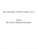 Omslagsbild för Mrs. Dorriman: A Novel. Volume 1 of 3