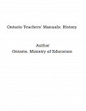 Omslagsbild för Ontario Teachers' Manuals: History