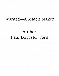 Omslagsbild för Wanted—A Match Maker