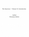 Omslagsbild för The Satyricon — Volume 01: Introduction