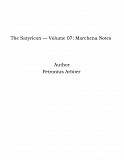 Omslagsbild för The Satyricon — Volume 07: Marchena Notes