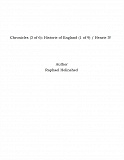 Omslagsbild för Chronicles (3 of 6): Historie of England (1 of 9) / Henrie IV