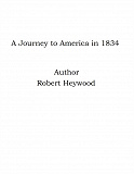 Omslagsbild för A Journey to America in 1834