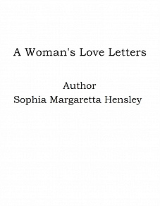 Omslagsbild för A Woman's Love Letters