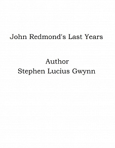 Omslagsbild för John Redmond's Last Years