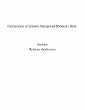 Omslagsbild för Extensions of Known Ranges of Mexican Bats