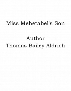 Omslagsbild för Miss Mehetabel's Son