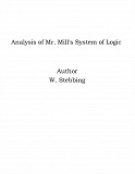 Omslagsbild för Analysis of Mr. Mill's System of Logic