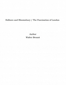 Omslagsbild för Holborn and Bloomsbury / The Fascination of London