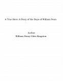Omslagsbild för A True Hero: A Story of the Days of William Penn