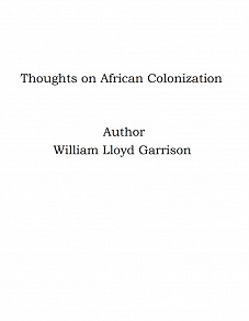 Omslagsbild för Thoughts on African Colonization