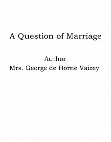 Omslagsbild för A Question of Marriage