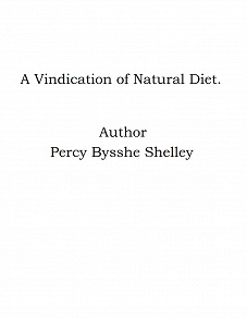 Omslagsbild för A Vindication of Natural Diet.