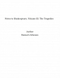 Omslagsbild för Notes to Shakespeare, Volume III: The Tragedies