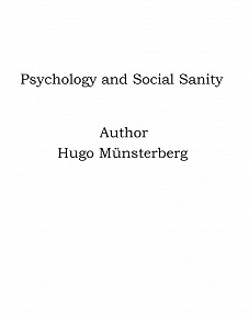 Omslagsbild för Psychology and Social Sanity