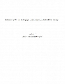 Omslagsbild för Satanstoe; Or, the Littlepage Manuscripts. A Tale of the Colony