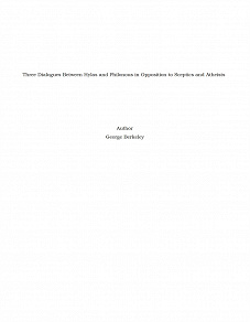 Omslagsbild för Three Dialogues Between Hylas and Philonous in Opposition to Sceptics and Atheists