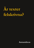 Omslagsbild för Är texter felskrivna?