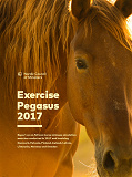 Omslagsbild för Exercise Pegasus 2017: Report on an African horse sickness simulation exercise conducted in 2017 and involving Denmark, Estonia, Finland, Iceland, Latvia, Lithuania, Norway and Sweden