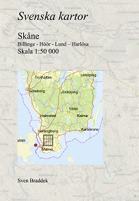 Omslagsbild för Svenska kartor. Billinge - Höör - Lund – Harlösa (Skåne)