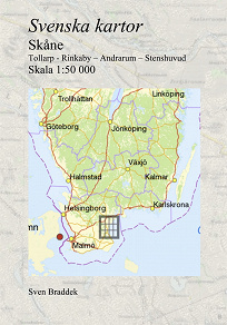 Omslagsbild för Svenska kartor. Tollarp - Rinkaby – Andrarum – Stenshuvud (Skåne)