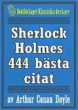 Omslagsbild för Sherlock Holmes 444 bästa citat om brottsbekämpning