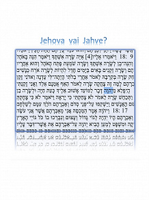 Omslagsbild för Jehova vai Jahve?