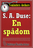 Omslagsbild för 5-minuters deckare. S. A. Duse: En spådom. Berättelse. Återutgivning av text från 1926
