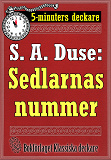 Omslagsbild för 5-minuters deckare. S. A. Duse: Sedlarnas nummer. En detektivhistoria. Återutgivning av text från 1926