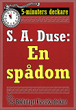 Omslagsbild för 5-minuters deckare. S. A. Duse: En spådom. Berättelse. Återutgivning av text från 1925