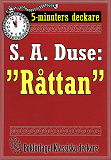 Omslagsbild för 5-minuters deckare. S. A. Duse: ”Råttan”. Återutgivning av text från 1929