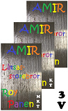 Cover for AMIR Låtsasstorebror (3 versioner)