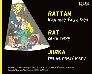 Omslagsbild för Råttan kan inte följa med / Rat can't come / Jiirka ma na raaci karo