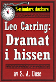 Cover for 5-minuters deckare. Leo Carring: Dramat i hissen. Återutgivning av text från 1922