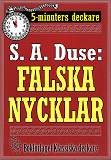 Omslagsbild för 5-minuters deckare. S. A. Duse: Falska nycklar. Berättelse. Återutgivning av text från 1924