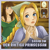 Omslagsbild för Sagan om den riktiga prinsessan
