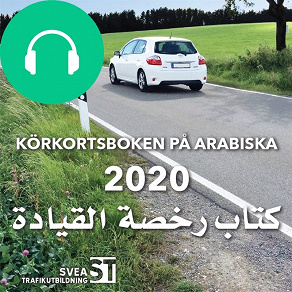 Omslagsbild för Körkortsboken på Arabiska 2020
