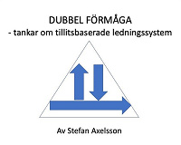 Omslagsbild för Dubbel förmåga - tankar om tillitsbaserade ledningssystem