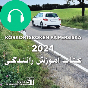 Cover for Körkortsboken på Persiska 2021