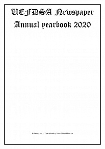 Cover for UEFDSA Newspaper Annual yearbook 2020