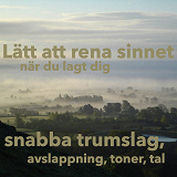 Cover for Lätt att rena sinnet när du lagt dig - snabba trumslag, avslappning, toner, tal
