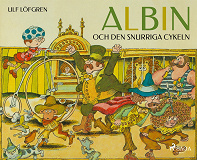 Omslagsbild för Albin och den snurriga cykeln