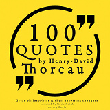 Omslagsbild för 100 Quotes by Henry David Thoreau: Great Philosophers & Their Inspiring Thoughts