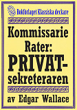 Cover for Kommissarie Rater: Den mystiska privatsekreteraren. Återutgivning av detektivnovell från 1931