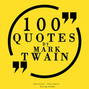 Omslagsbild för 100 Quotes by Mark Twain