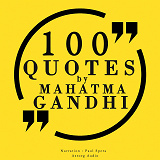 Cover for 100 Quotes by Mahatma Gandhi