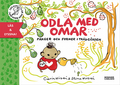 Omslagsbild för Odla med Omar (e-bok+ljud) : färger och former i trädgården