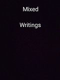 Cover for Mixed writings