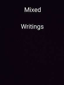 Omslagsbild för Mixed writings